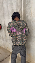 Gemstone zip up