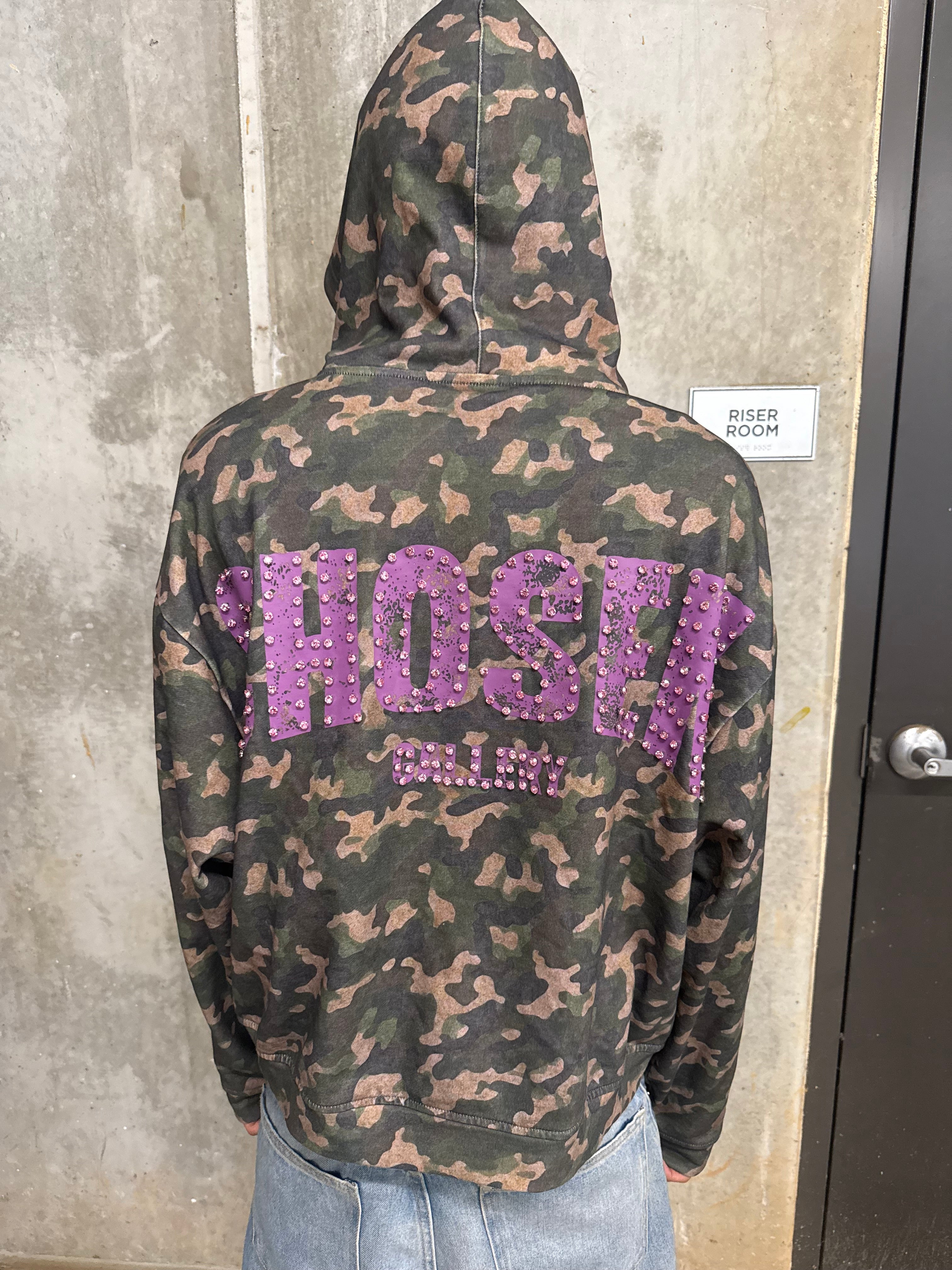 Gemstone zip up