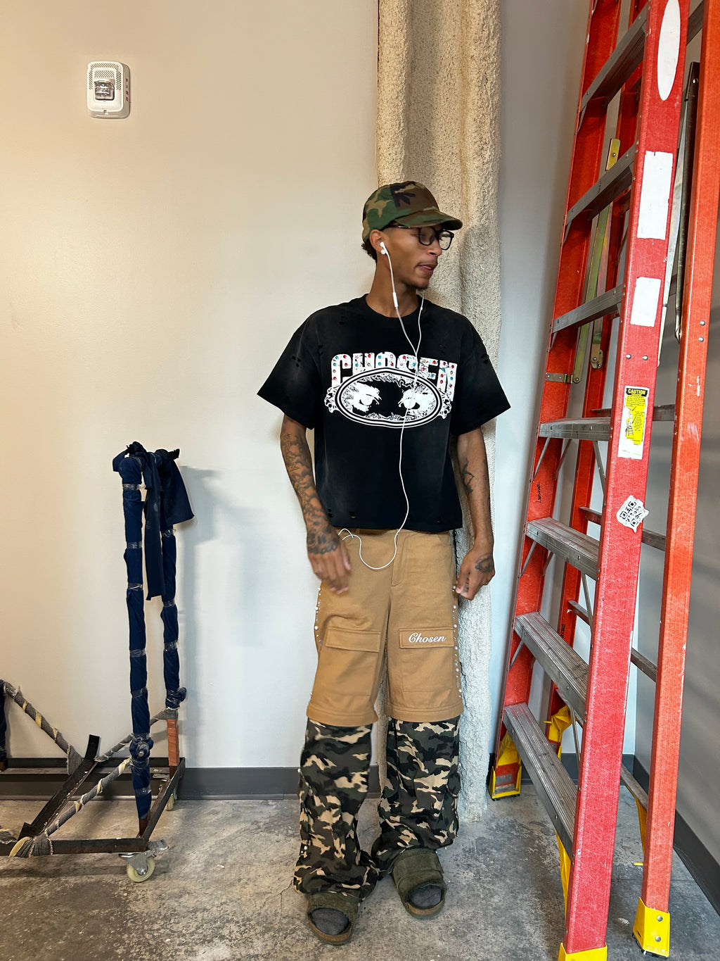 Camo convertible cargos