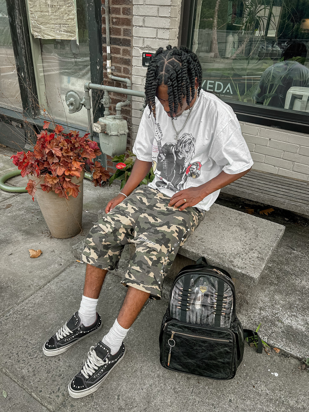 Camo convertible cargos