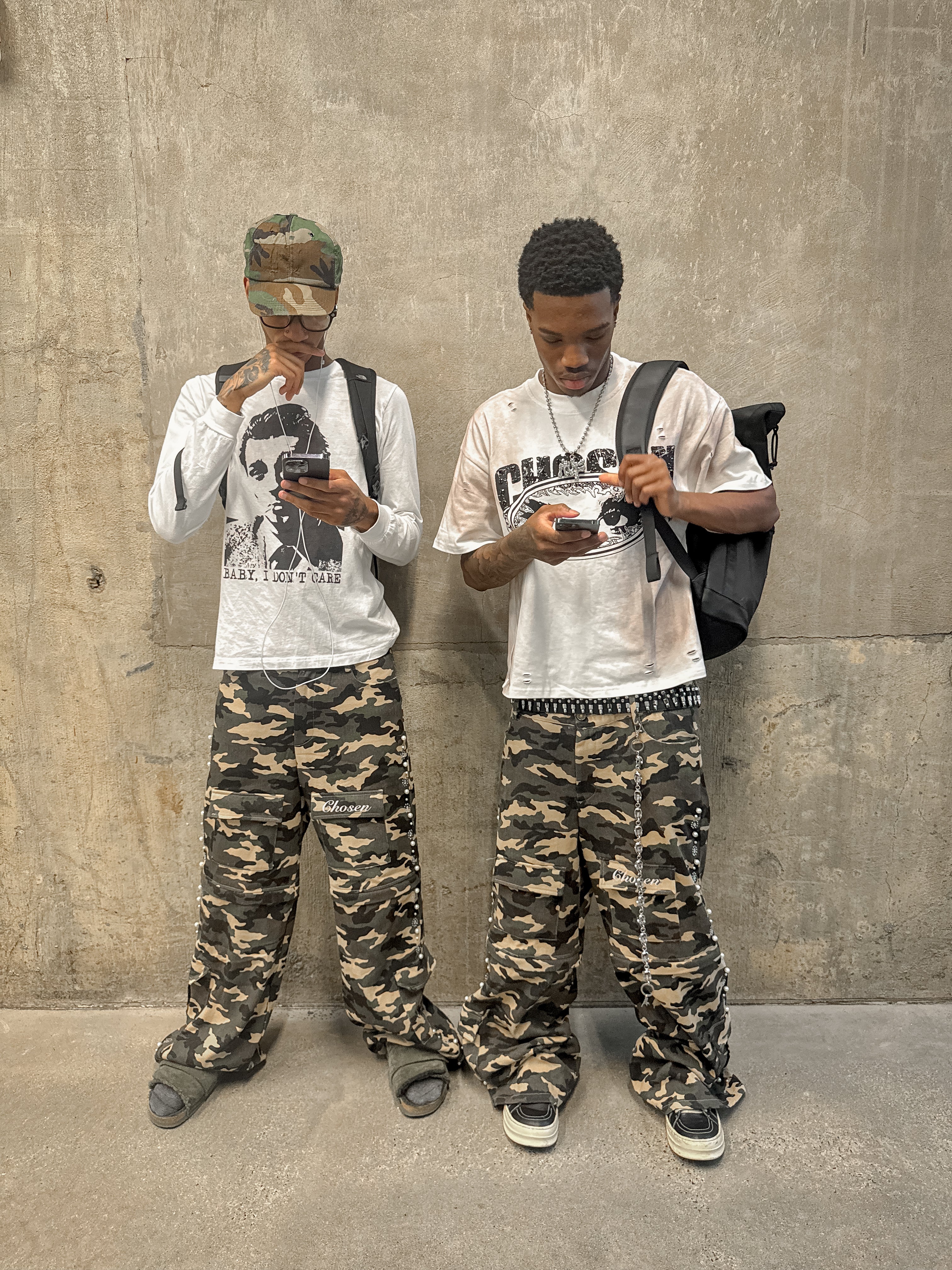 Camo convertible cargos