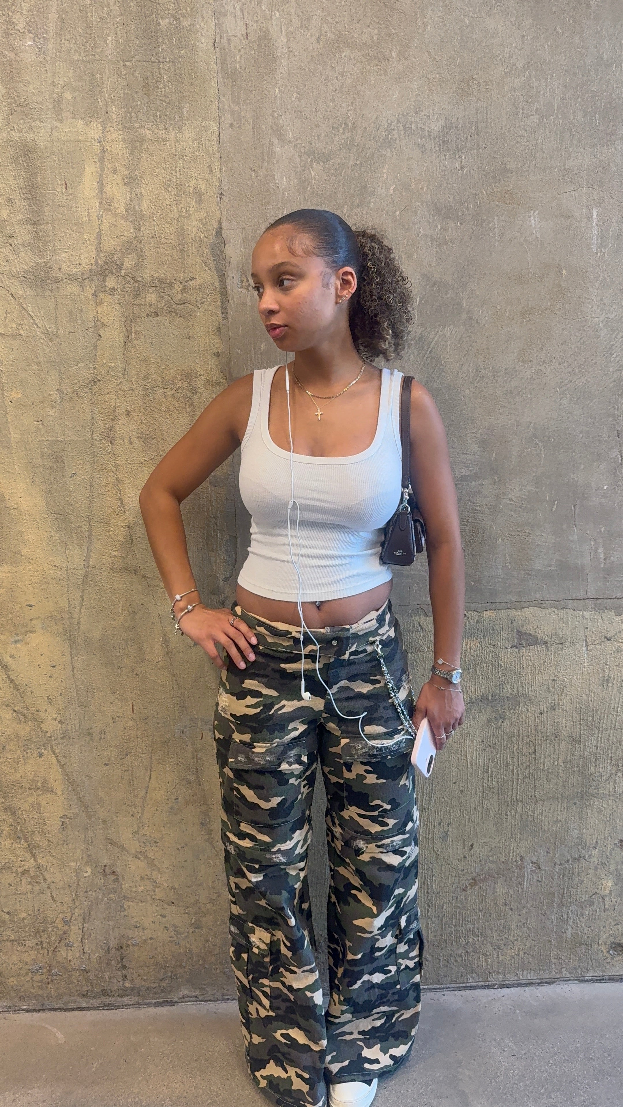 Camo convertible cargos