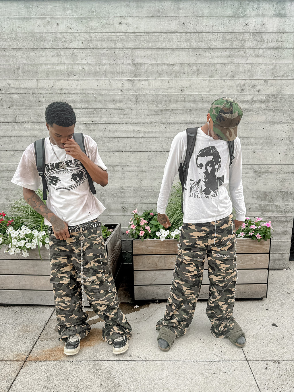 Camo convertible cargos