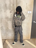 Gemstone zip up