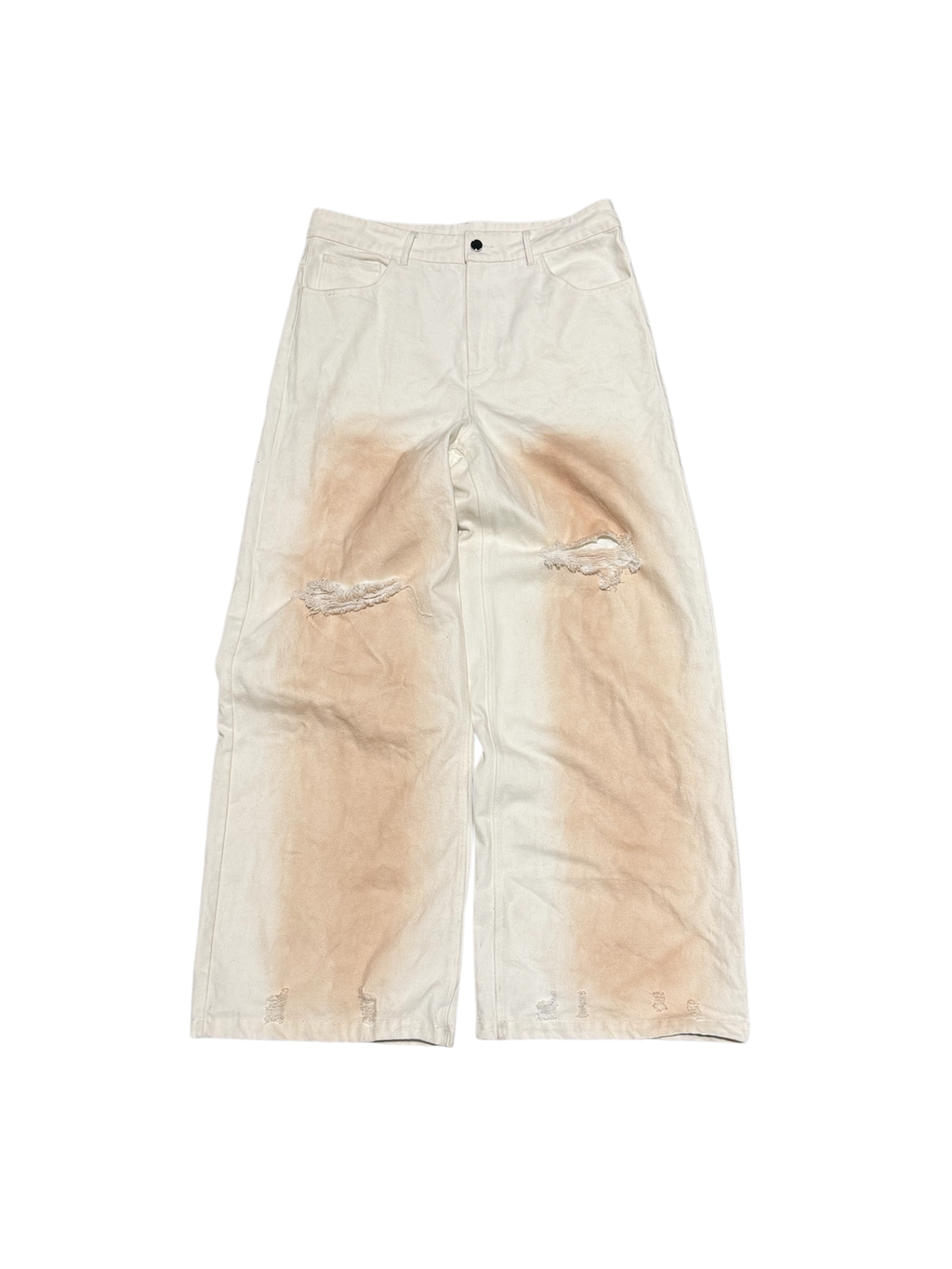 White “ Mud Ripper” Denim