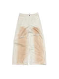White “ Mud Ripper” Denim