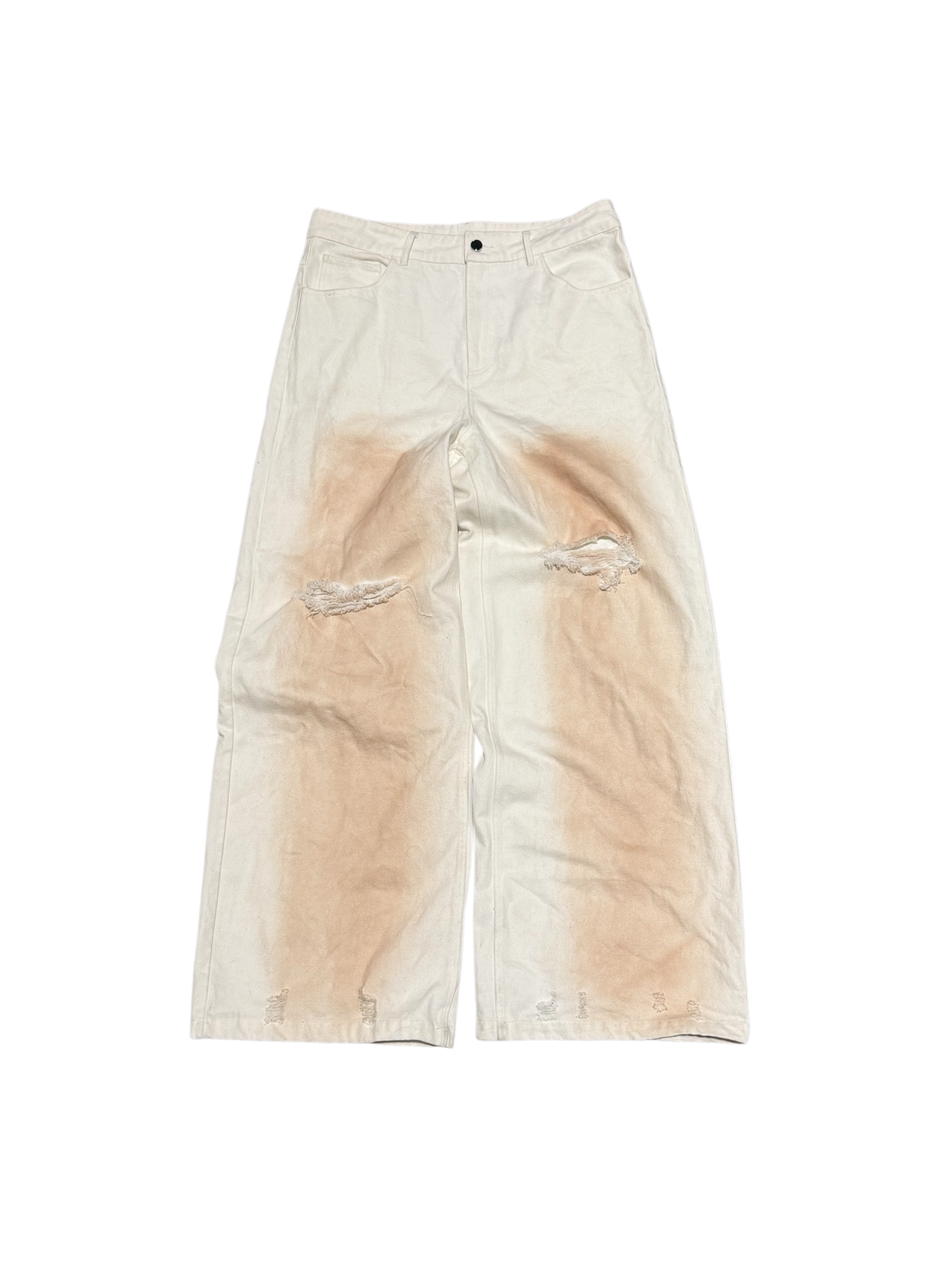 White “ Mud Ripper” Denim