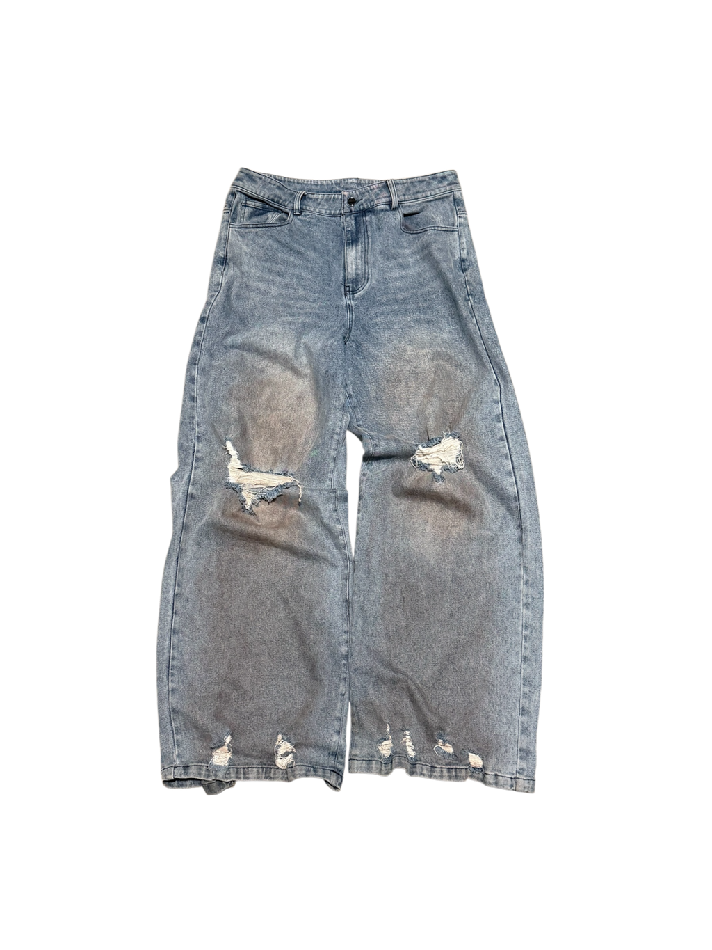 Destroyed denim