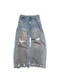 Destroyed denim