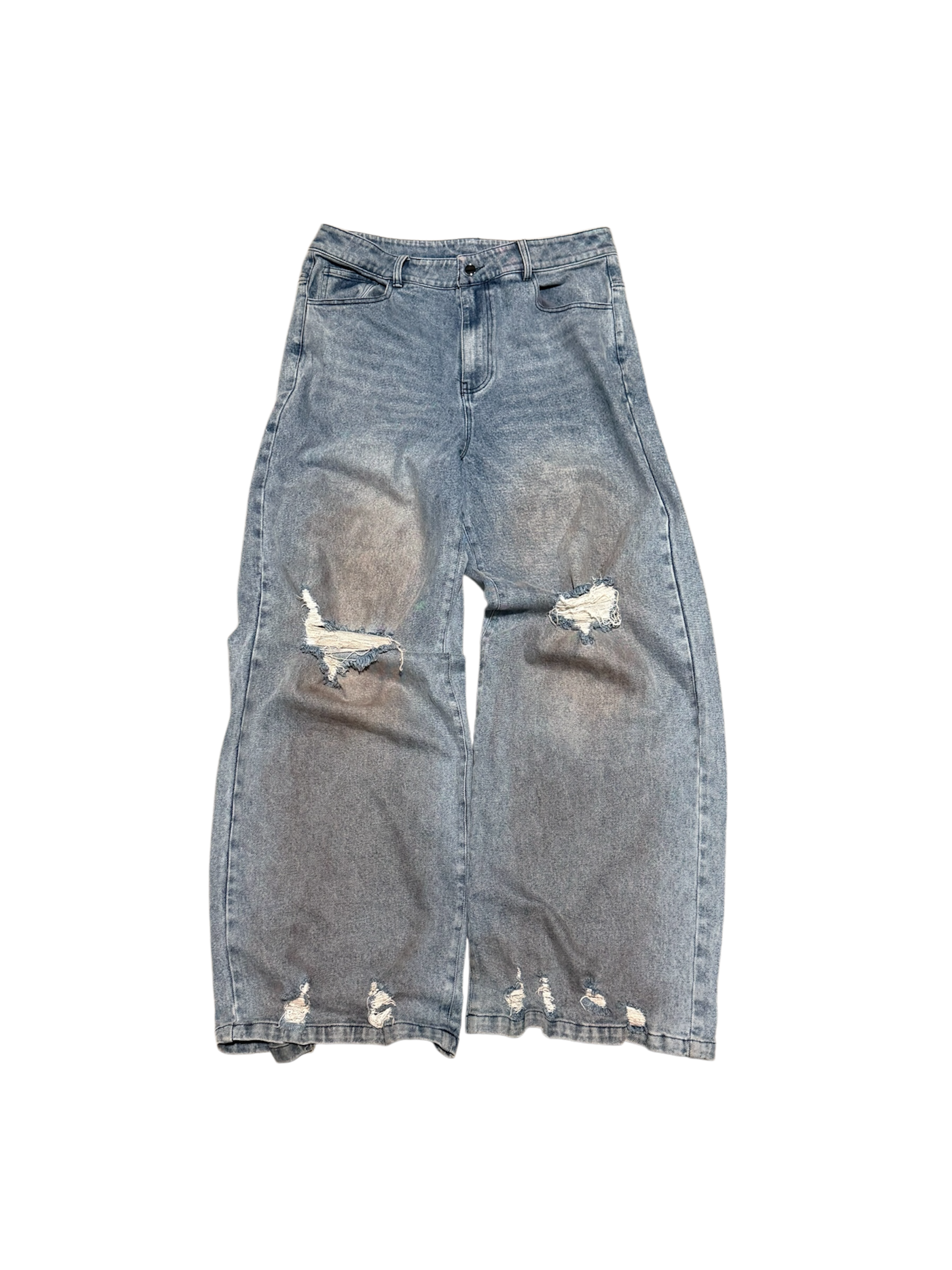 Destroyed denim