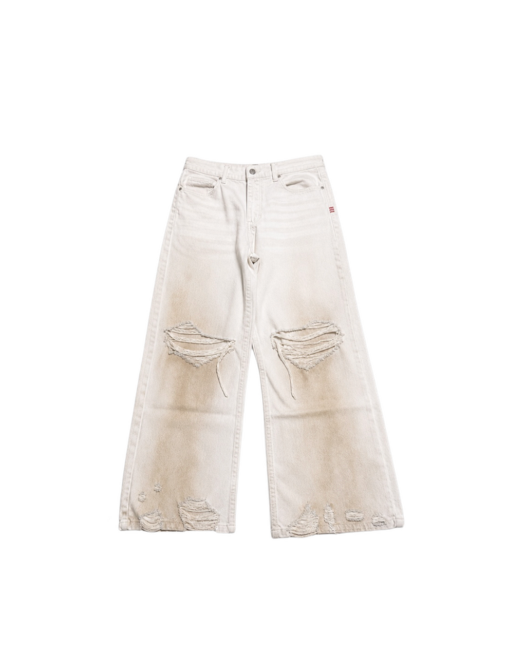 White “ Mud Ripper” Denim