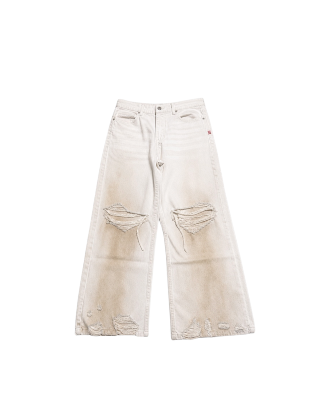 White “ Mud Ripper” Denim