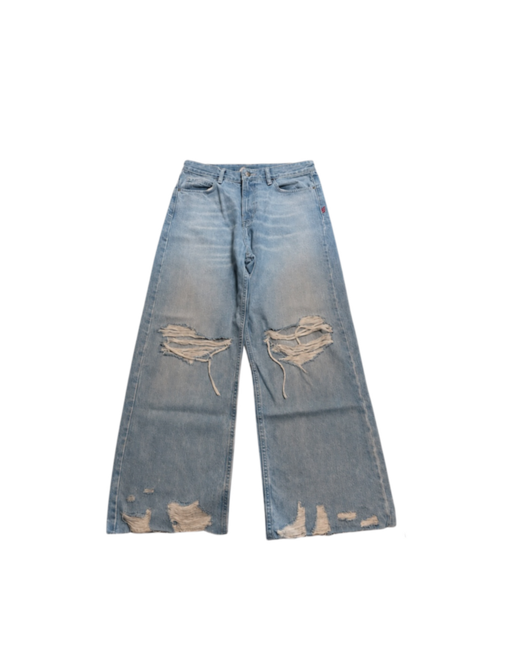 Destroyed denim