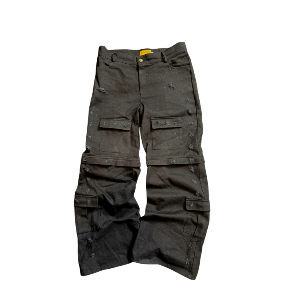 Black convertible cargos
