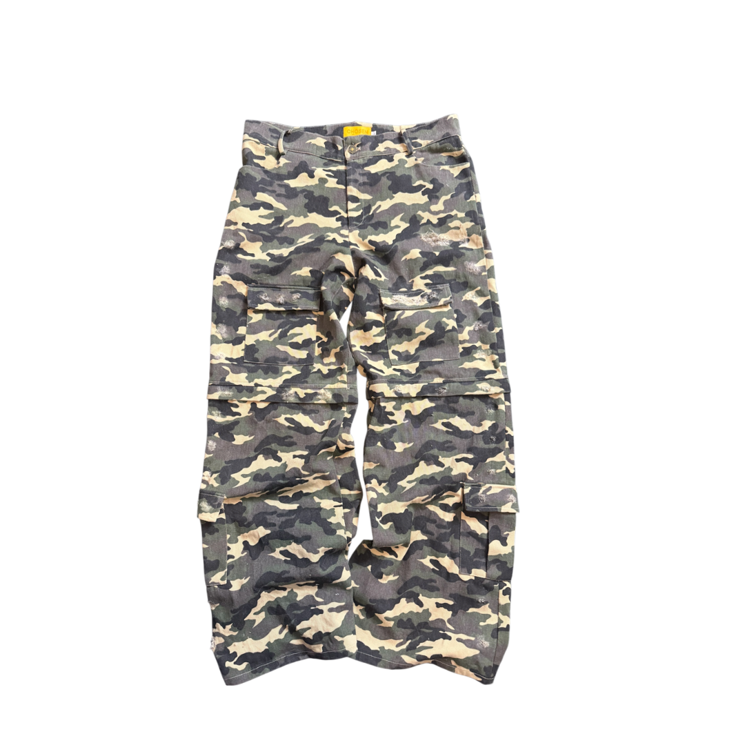 Camo convertible cargos